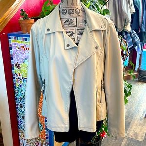 Max Studio Faux Leather Jacket
